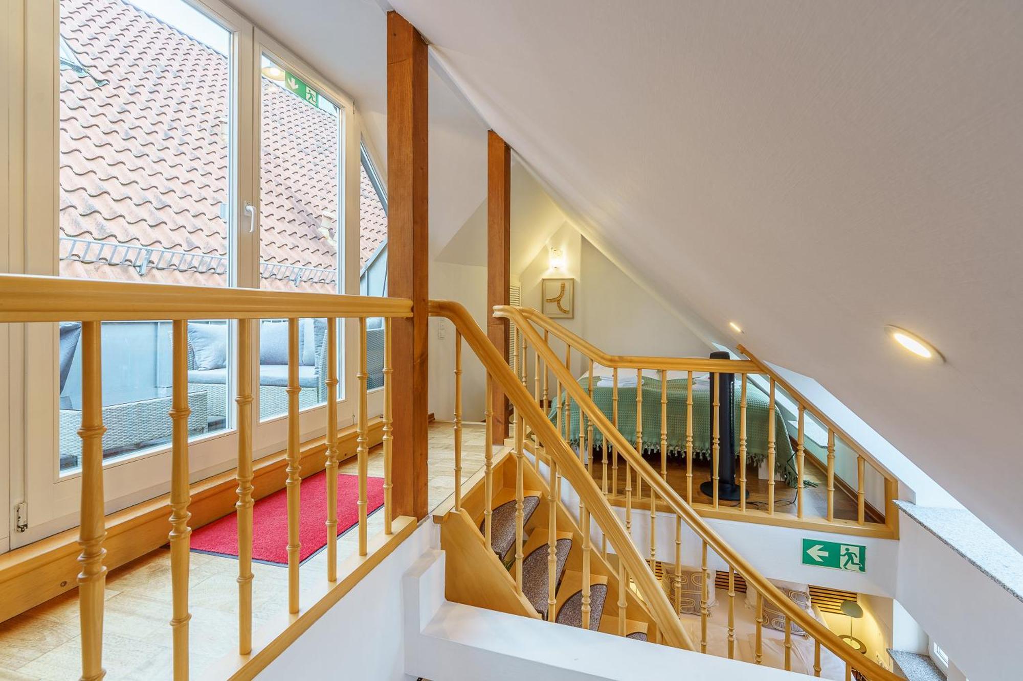 Maisonette Am Holstentor Mit Dachterrasse Und Heimkino Lübeck Dış mekan fotoğraf